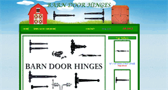 Desktop Screenshot of barn-door-hinges.com
